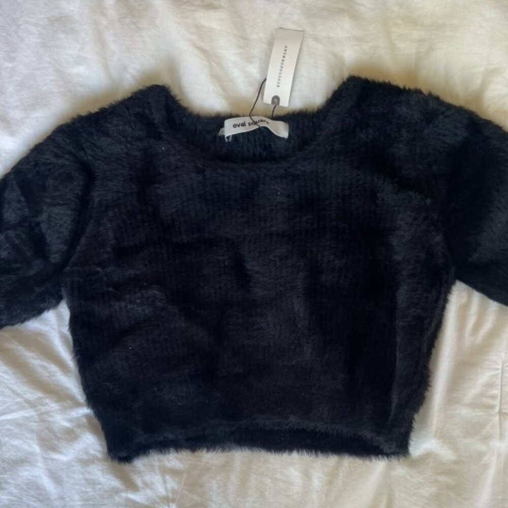 Anthropologie cropped sweater top